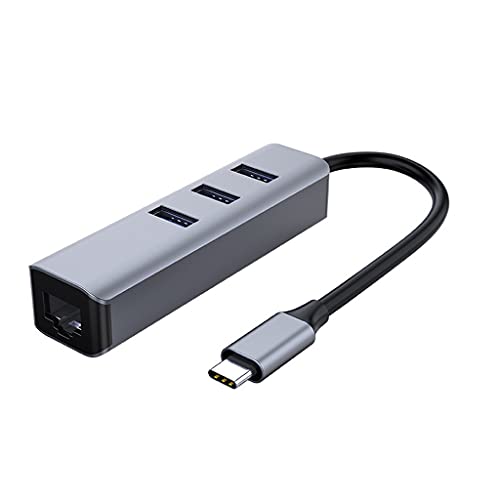 T7anpmmazz Notebook-Zubehör, Typ-C-Netzwerkkabel zu Schnittstelle, Desktop-Computer, All-in-One-Universal-Netzwerk-Port-Konverter (Farbe: Typ-C-Schnittstelle) (Typ-C-Schnittstelle) von T7anpmmazz