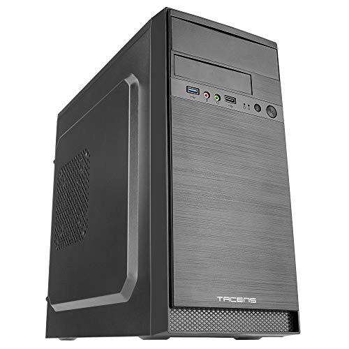 Tacens Anima AC4 - PC Gehäuse, Mini Tower, microATX, Aluminiumoberfläche, USB 3.0 von TACENS