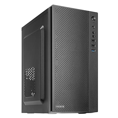 Tacens Anima AC5, Kompaktes Micro ATX PC Gehäuse, Front Mesh Kühlung, USB 3.0, Schwarz von TACENS ANIMA