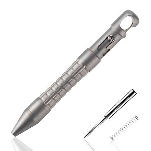 TACRAY Mini-Titan-EDC-Stift, Schlüsselanhänger-Stift, Taschenformat, kleiner Bolzenstift von TACRAY