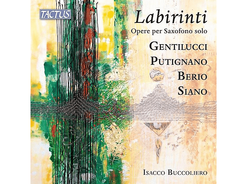 BUCCOLIERO ISACCO - LABIRINTI WERKE FUR SOLO-SAXOPHON (CD) von TACTUS