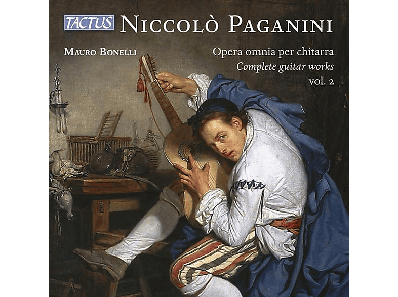 Mauro Bonelli - Paganini: Complete Guitar Works Vol. 2 (CD) von TACTUS