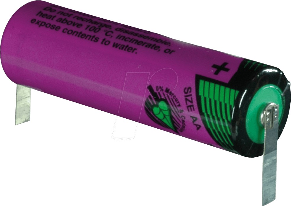 TADIRAN SL760T - Lithium Batterie, AA, 2200 mAh, U-Fahne, 1er-Pack von TADIRAN