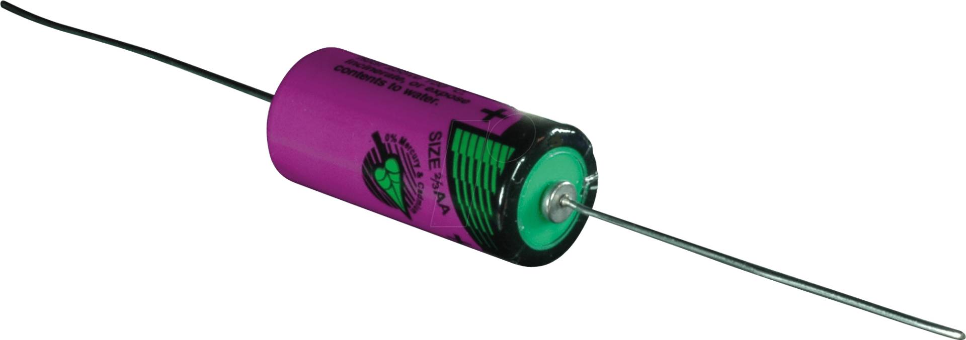 TADIRAN SL761P - Lithium Batterie, 2/3 AA, 1500 mAh, Axial, 1er-Pack von TADIRAN