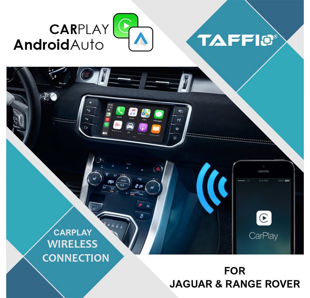 TAFFIO CarPlay Android Auto Interface Range Rover Infiniti Jaguar Harman HU Einbau-Navigationsgerät von TAFFIO