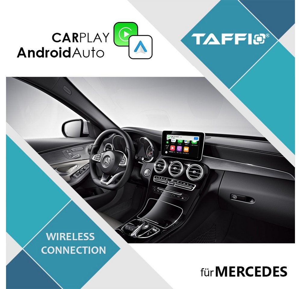TAFFIO CarPlay Android Benz W177 W176 W205 C246 W212 W447 W207 W218 X253 NTG5 Einbau-Navigationsgerät von TAFFIO