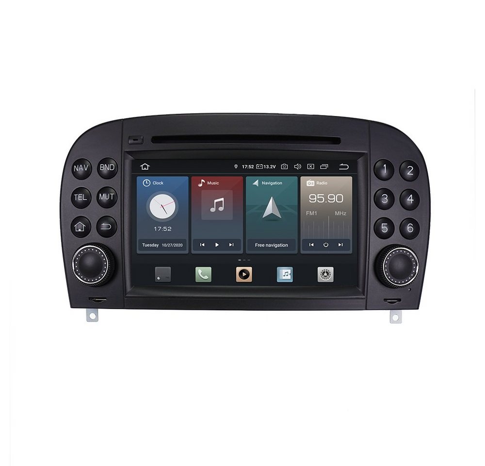 TAFFIO F. Mercedes SL R230 NTG1 7Touch Android Radio GPS Soundsystem CarPlay Einbau-Navigationsgerät" von TAFFIO