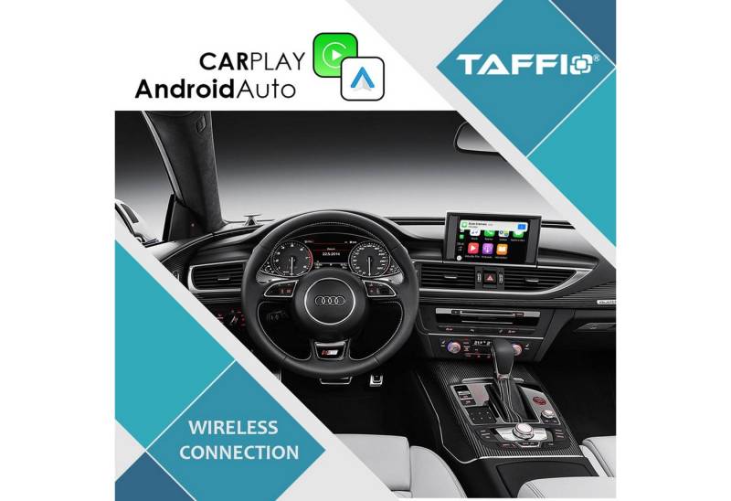 TAFFIO Für Audi A6 S6 A7 S7 MIB MHI2 Wireless Carplay AndroidAuto USB Media Einbau-Navigationsgerät von TAFFIO
