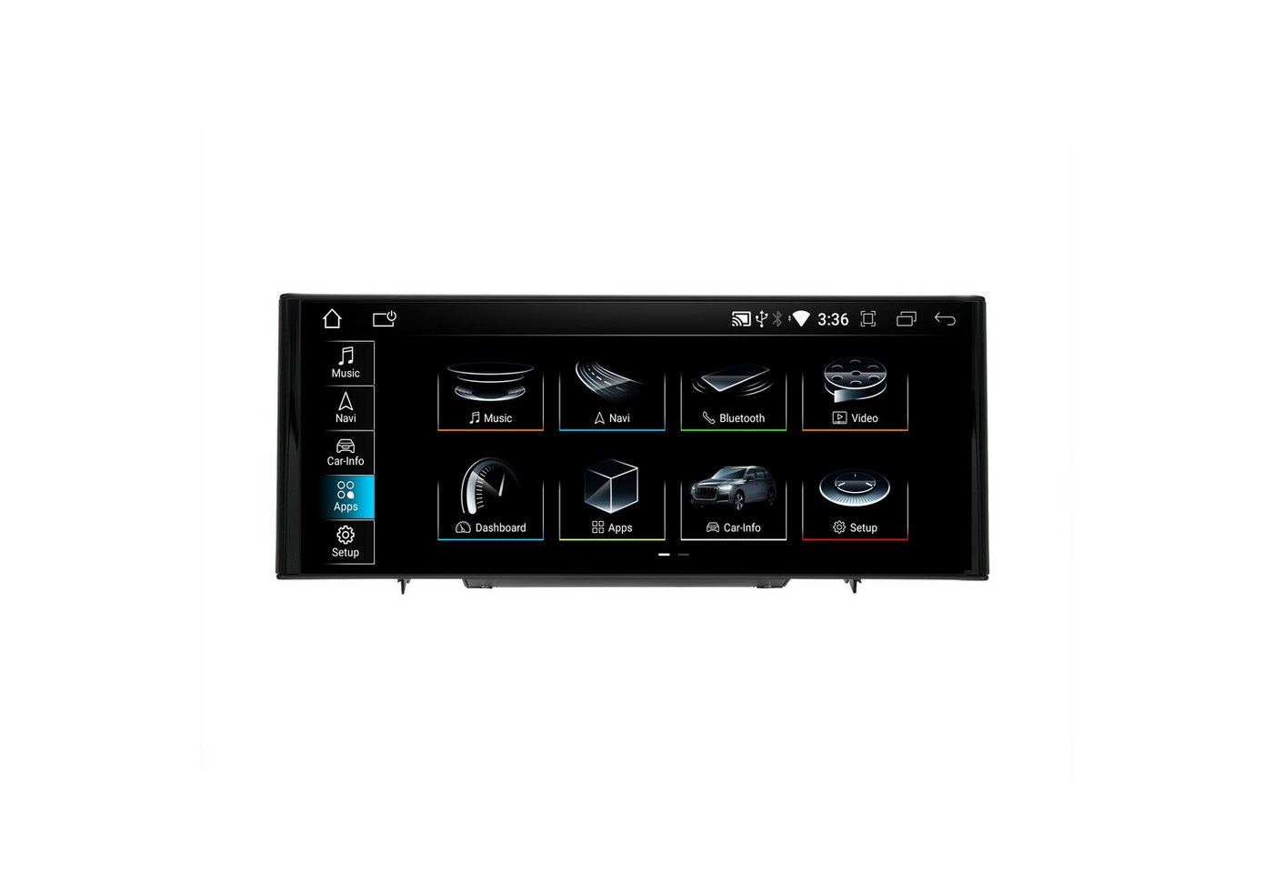 TAFFIO Für Audi Q5 FY 12 Touchscreen Android GPS USB Bluetooth Carplay Einbau-Navigationsgerät" von TAFFIO