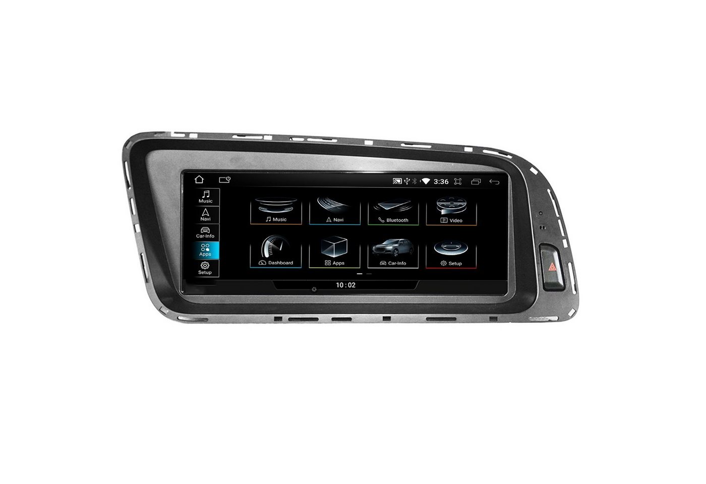 TAFFIO Für Audi Q5 SQ5 8R MMI 3G 8.8 Touchscreen Android GPS CarPlay Einbau-Navigationsgerät" von TAFFIO