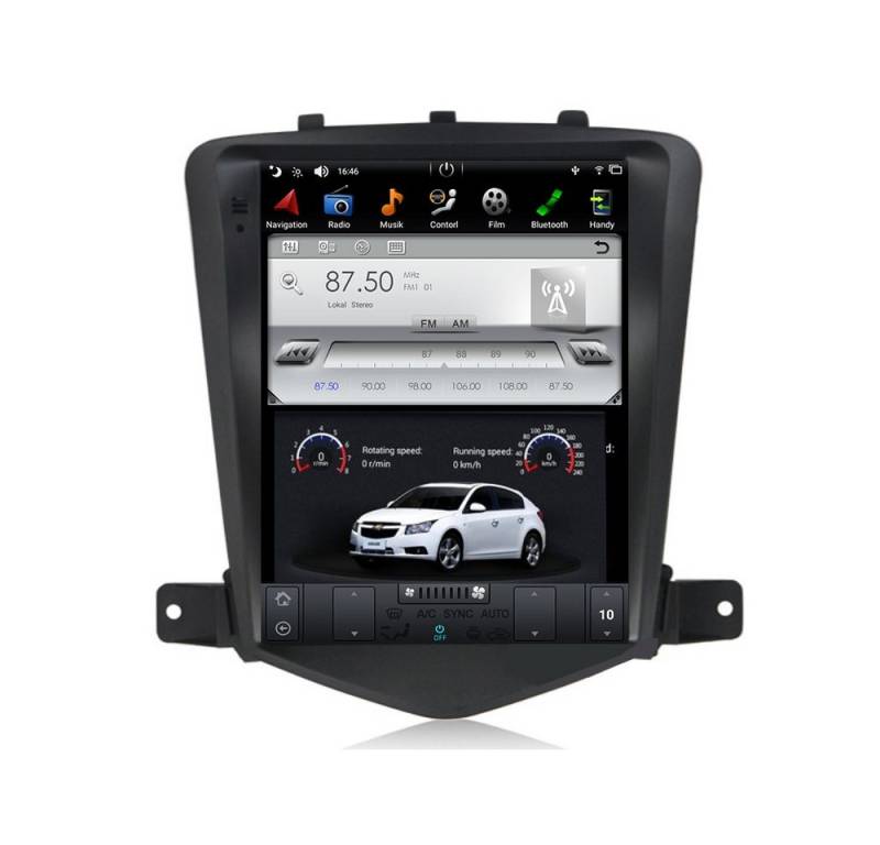 TAFFIO Für Chevrolet Cruze 9.7" Touch Android Autoradio GPS USB CarPlay Navi Einbau-Navigationsgerät von TAFFIO