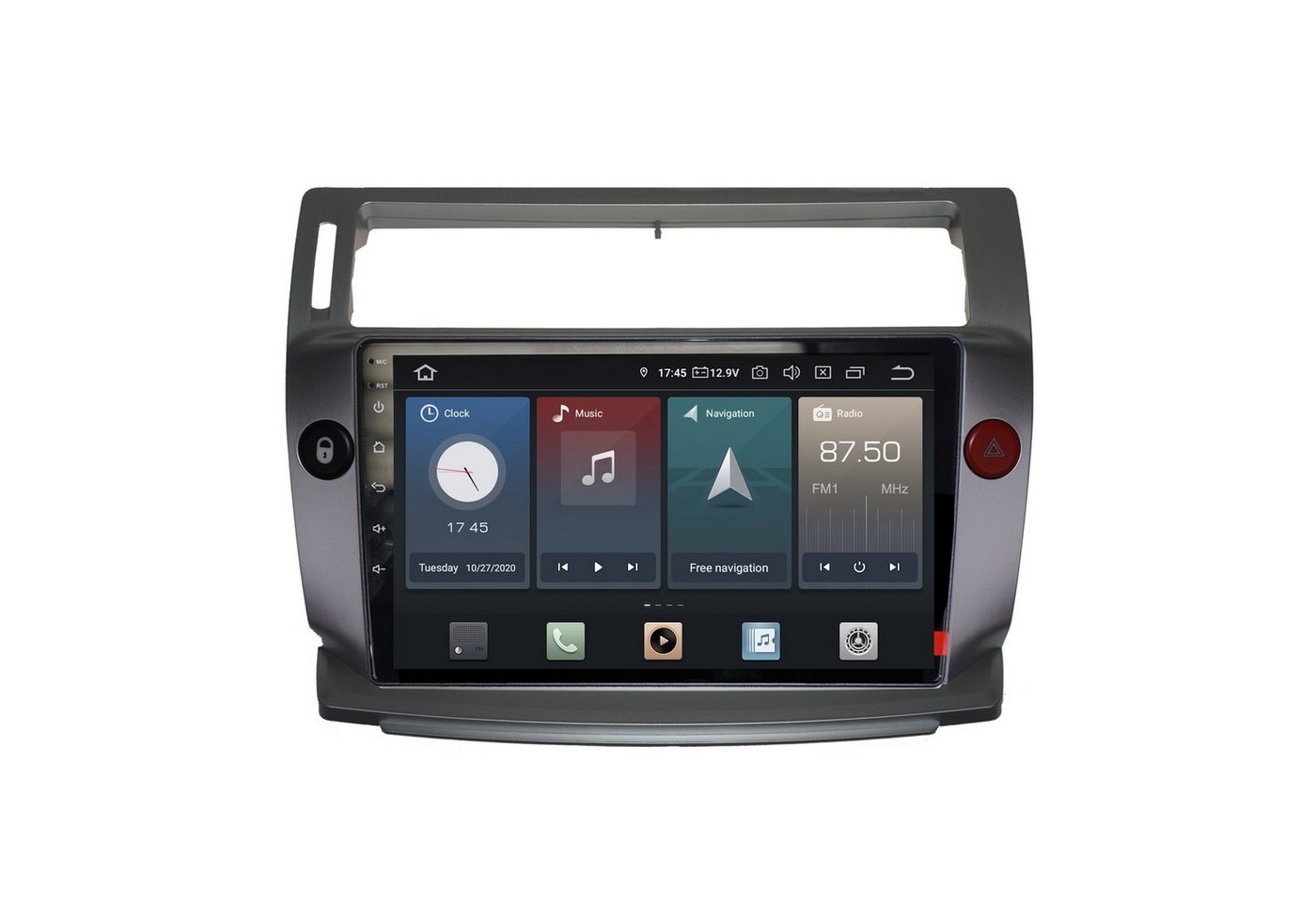 TAFFIO Für Citroen C4 2004-2010 9 Touchscreen Android Autoradio GPS CarPlay Einbau-Navigationsgerät" von TAFFIO