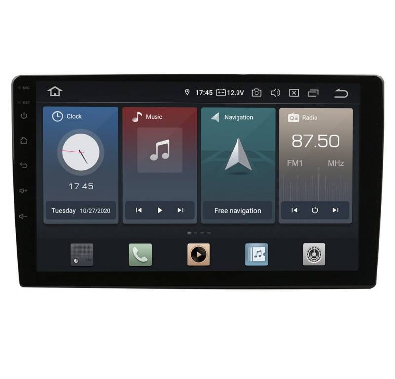 TAFFIO Für Citroen C5 RD/TD 08-17 10" Touchscreen Android Autoradio CarPlay Einbau-Navigationsgerät von TAFFIO