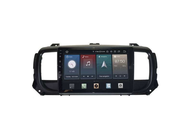 TAFFIO Für Citroen Jumpy 9" Touchscreen Android Autoradio GPS Navi CarPlay Einbau-Navigationsgerät von TAFFIO