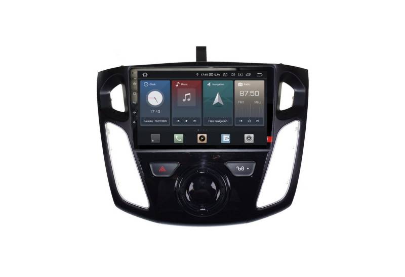TAFFIO Für Ford Focus III MK3 9" Touchscreen Android Autradio GPS CarPlay Einbau-Navigationsgerät von TAFFIO