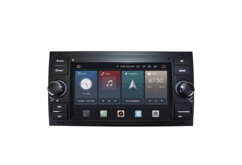 TAFFIO Für Ford Focus Mondeo Galaxy 7" Touchscreen Android Autoradio GPS Einbau-Navigationsgerät von TAFFIO