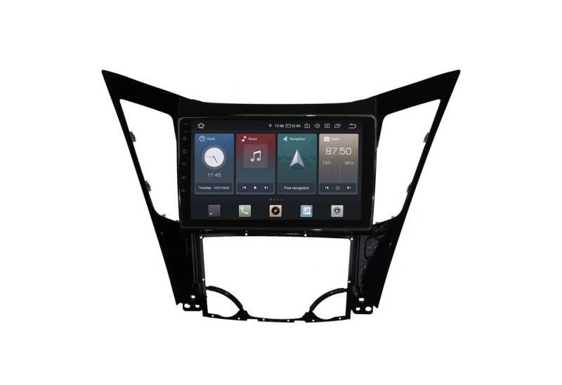 TAFFIO Für HYUNDAI Sonata 11-14 9" Touch Android Autoradio GPS Navi CarPlay Einbau-Navigationsgerät von TAFFIO