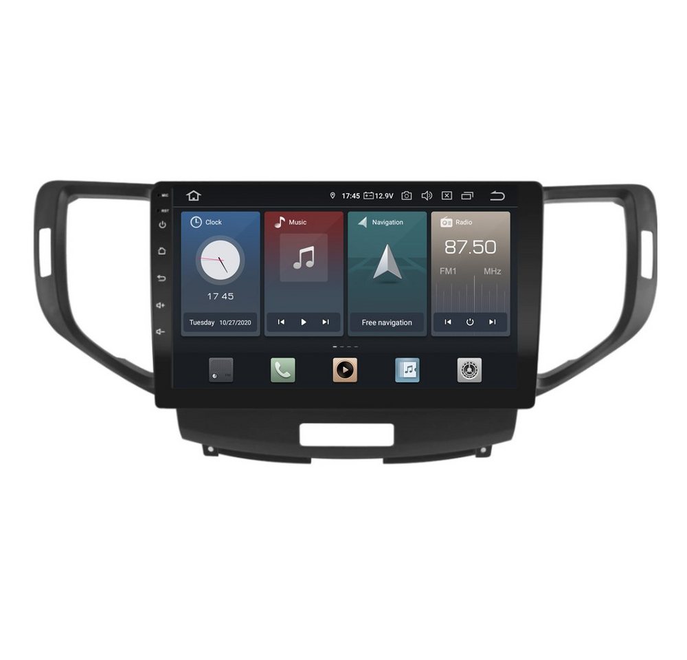 TAFFIO Für Honda Accord 8 9Touch Android Autoradio Bluetooth GPS CarPlay Einbau-Navigationsgerät" von TAFFIO