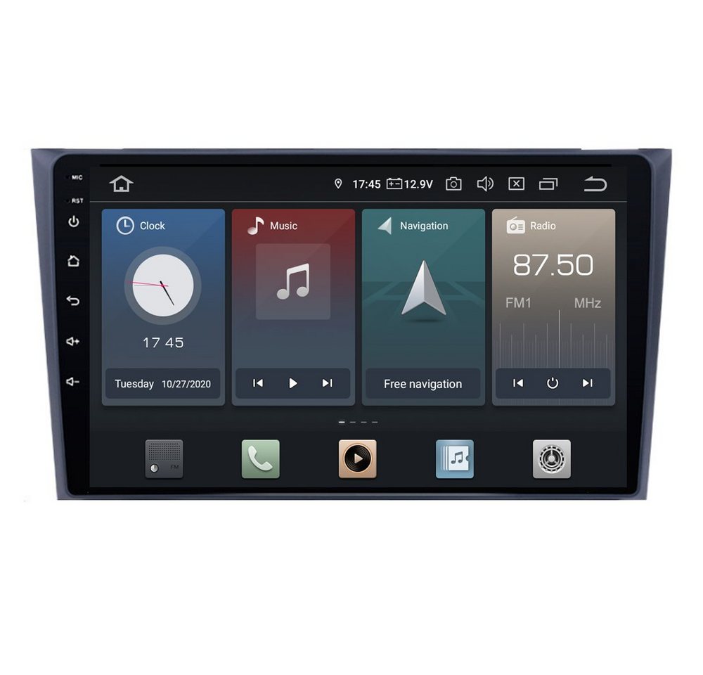 TAFFIO Für Honda CR-V 07-11 9 Touchscreen Android GPS CarPlay AndroidAuto Einbau-Navigationsgerät" von TAFFIO