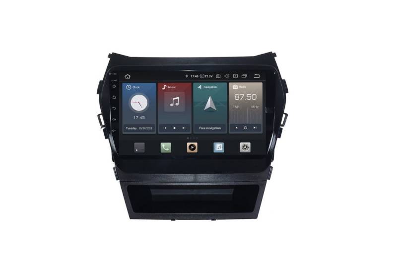 TAFFIO Für Hyundai IX45 Santa FE 9"Touchscreen Android Autoradio GPS CarPlay Einbau-Navigationsgerät von TAFFIO