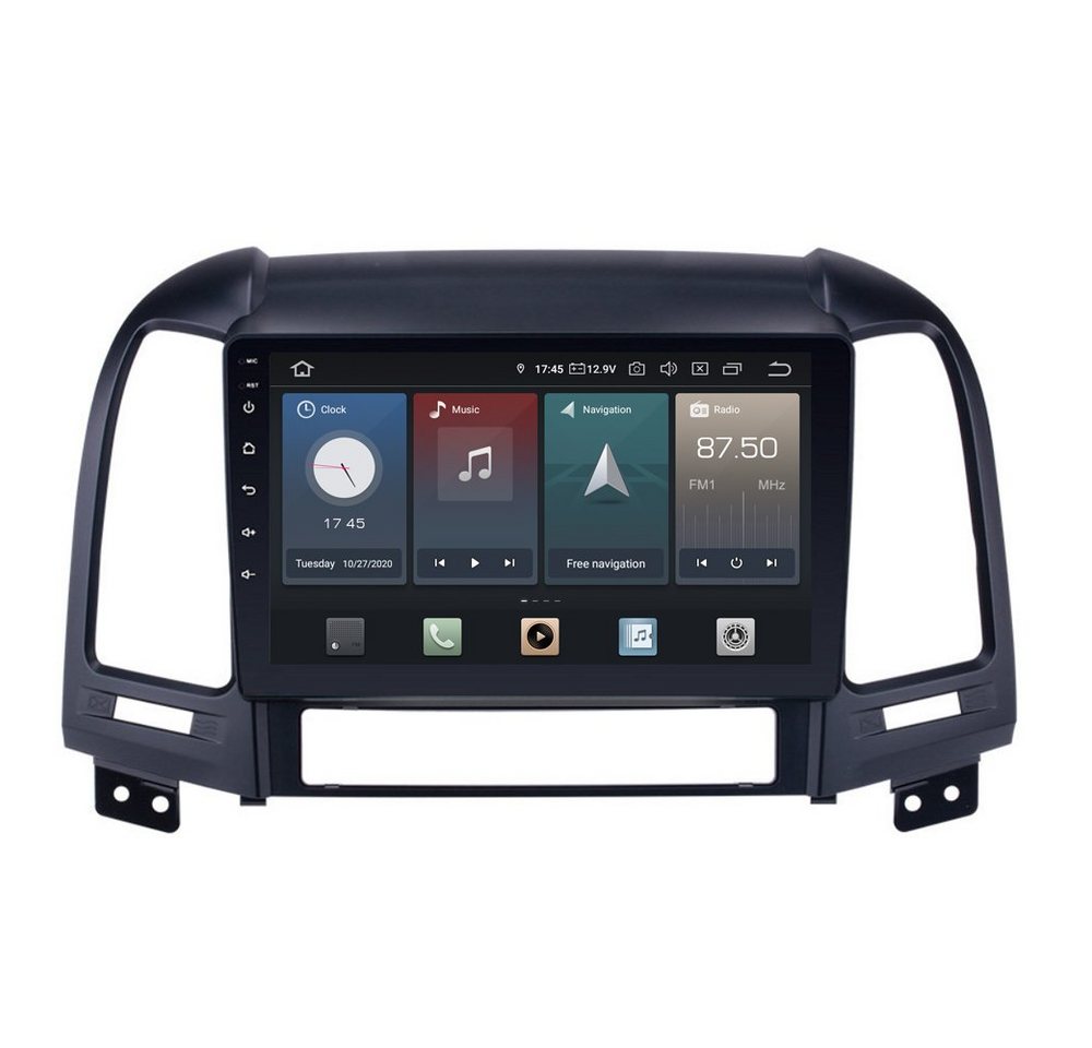 TAFFIO Für Hyundai Santa Fe 9 Touchscreen Android Autoradio GPS CarPlay Einbau-Navigationsgerät" von TAFFIO
