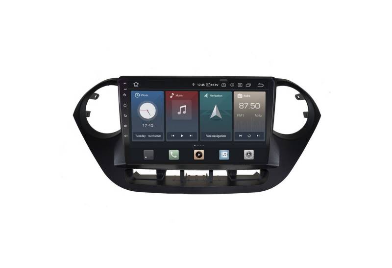 TAFFIO Für Hyundai i10 9" RHD Touchscreen Android Autoradio GPS Navi CarPlay Einbau-Navigationsgerät von TAFFIO