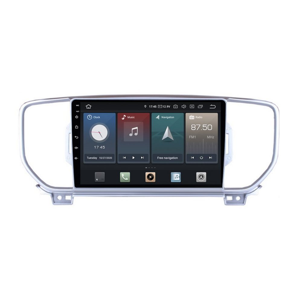TAFFIO Für Kia Sportage QL 9Touch Android Autoradio GPS CarPlay AndroidAuto Einbau-Navigationsgerät" von TAFFIO