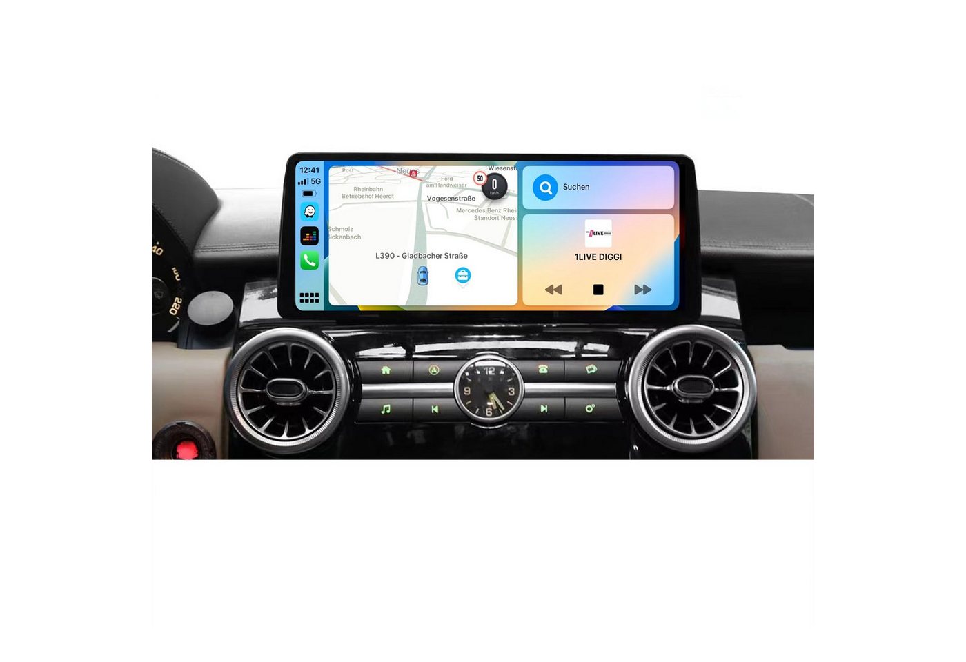 TAFFIO Für Land Rover Discovery 4 BOSCH 12,3 Touchscreen Android CarPlay Einbau-Navigationsgerät" von TAFFIO