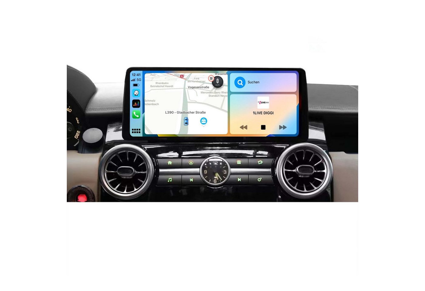 TAFFIO Für Land Rover Discovery 4 DENSO 12,3  Touchscreen Android CarPlay Einbau-Navigationsgerät" von TAFFIO