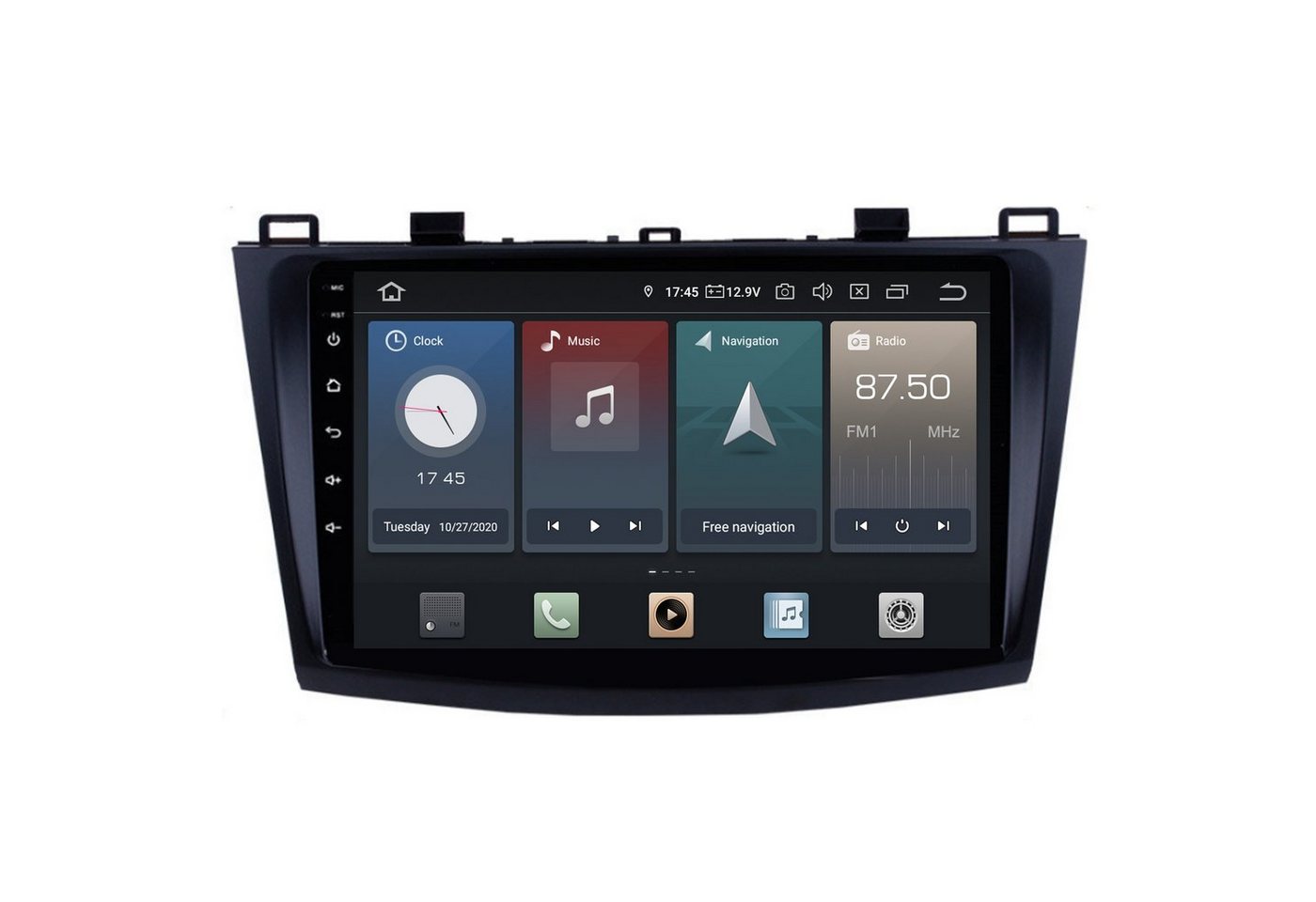 TAFFIO Für Mazda 3 04-09 9 Touchscreen Android Autoradio CarPlay AndroidAuto Einbau-Navigationsgerät" von TAFFIO