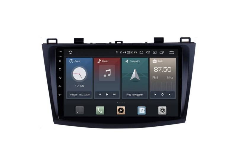 TAFFIO Für Mazda 3 04-09 9" Touchscreen Android Autoradio CarPlay AndroidAuto Einbau-Navigationsgerät von TAFFIO