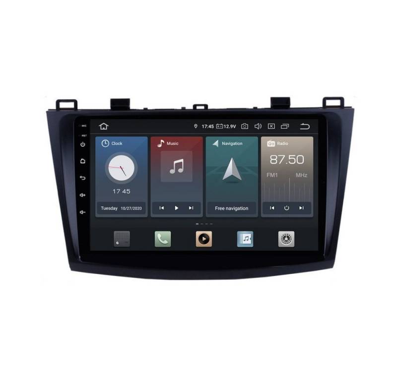 TAFFIO Für Mazda 3 9" Touchscreen Android Autoradio GPS CarPlay W-LAN 4G SIM Einbau-Navigationsgerät von TAFFIO