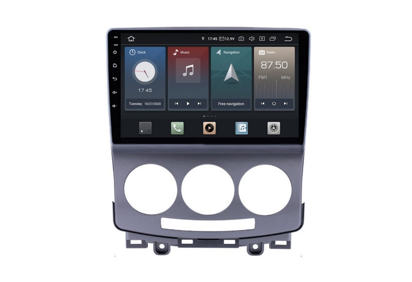 TAFFIO Für Mazda 5 9 Touchscreen Android Autoradio GPS CarPlay AndroidAuto Einbau-Navigationsgerät" von TAFFIO
