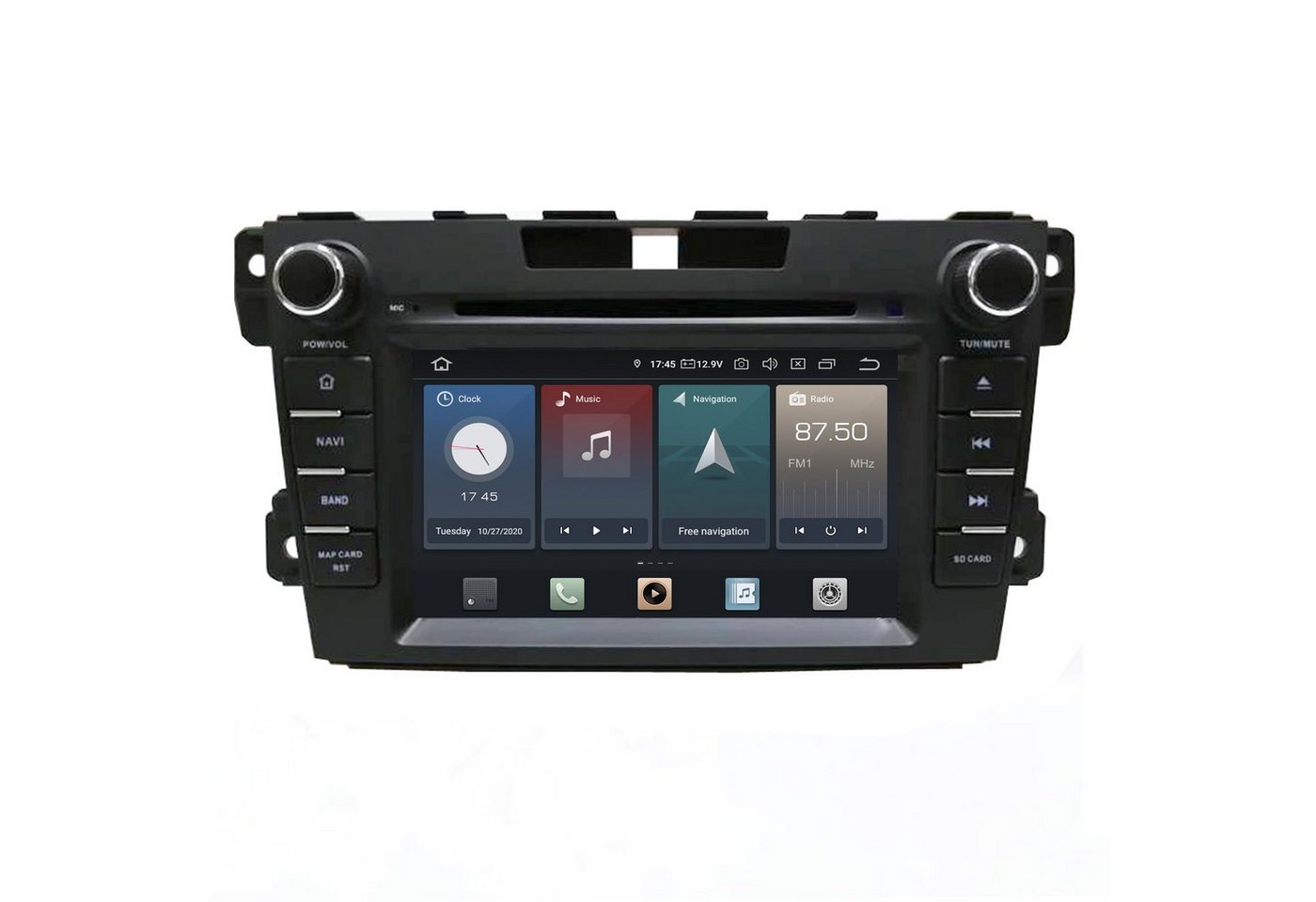 TAFFIO Für Mazda CX-7 7 Touchscreen Android Autoradio DVD USB GPS CarPlay Einbau-Navigationsgerät" von TAFFIO