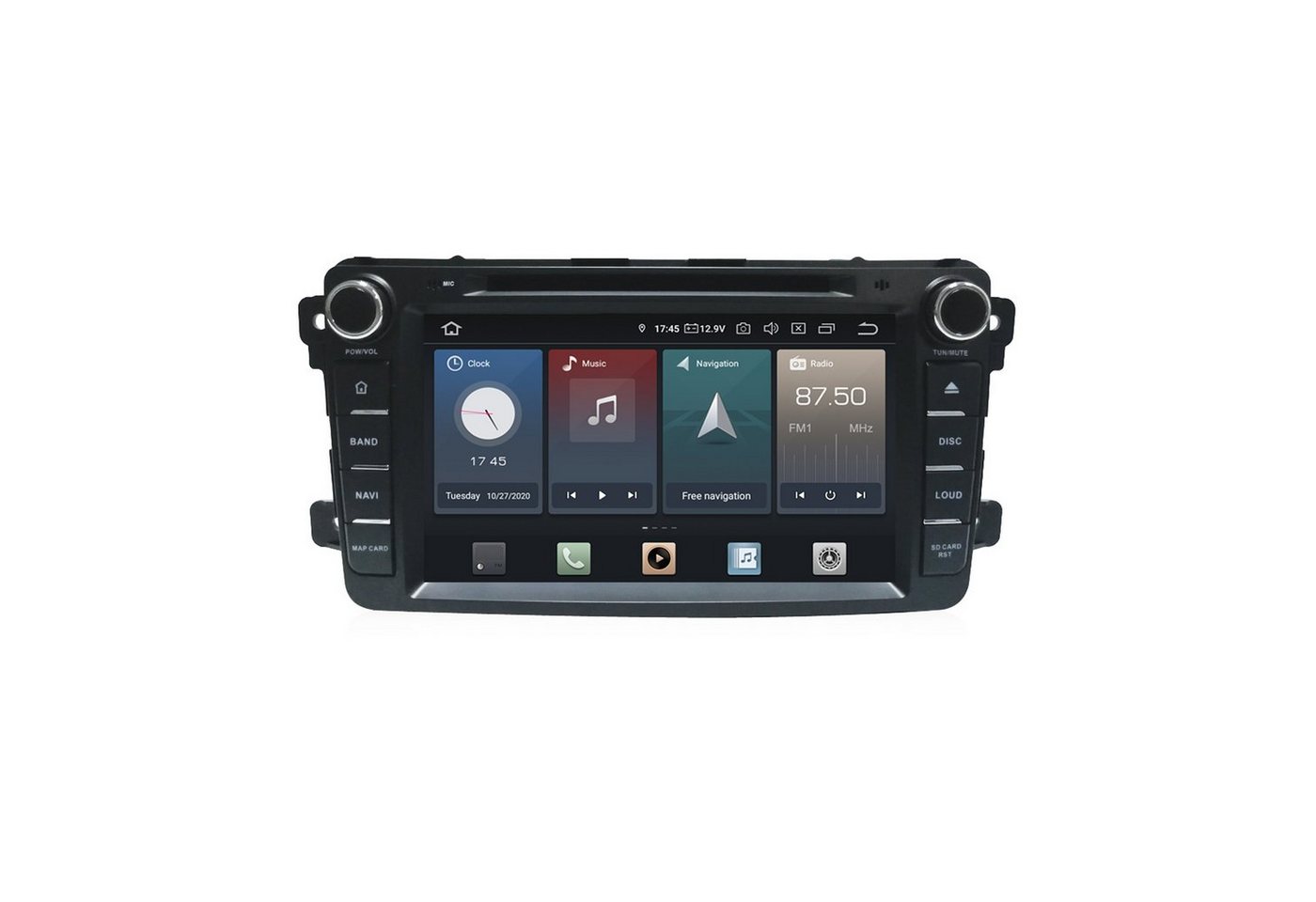 TAFFIO Für Mazda CX-9 8 Touchscreen Android Autoradio DVD CarPlay Einbau-Navigationsgerät" von TAFFIO