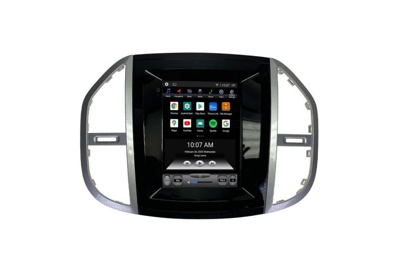 TAFFIO Für Mercedes Benz Vito 9.7" Touch Android Autoradio Navi GPS CarPlay Einbau-Navigationsgerät von TAFFIO
