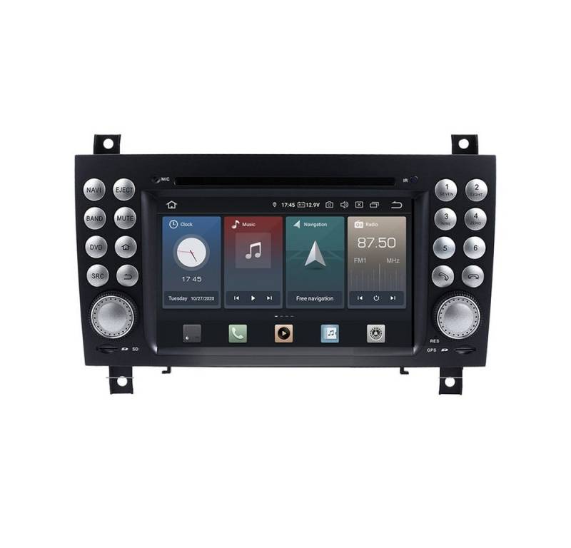 TAFFIO Für Mercedes SLK R171 W171 7" Touch Android Autoradio GPS CarPlay Einbau-Navigationsgerät von TAFFIO