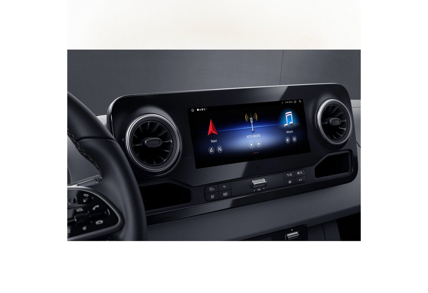 TAFFIO Für Mercedes Sprinter W907 W910 MBUX 10.25 Touch Android GPS CarPlay Einbau-Navigationsgerät" von TAFFIO