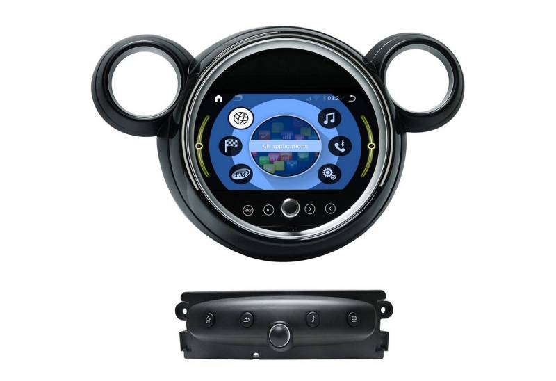 TAFFIO Für Mini R56 R55 R57 R58 R60 R61 9" Touch Android Radio GPS CarPlay Einbau-Navigationsgerät von TAFFIO