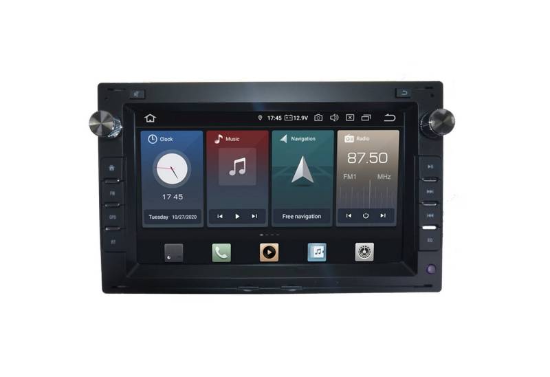 TAFFIO Für Peugeot 207 307 7" Touchscreen Android Autoradio DVD GPS Carplay Einbau-Navigationsgerät von TAFFIO