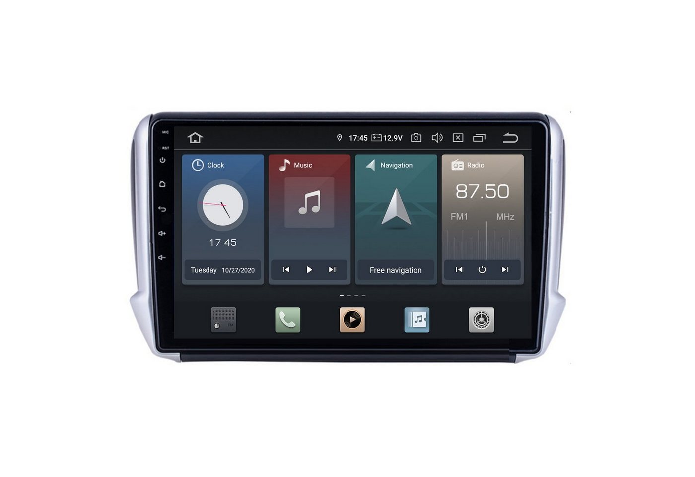 TAFFIO Für Peugeot 208 10.1 Touch Android Autoradio Bluetooth GPS CarPlay Einbau-Navigationsgerät" von TAFFIO
