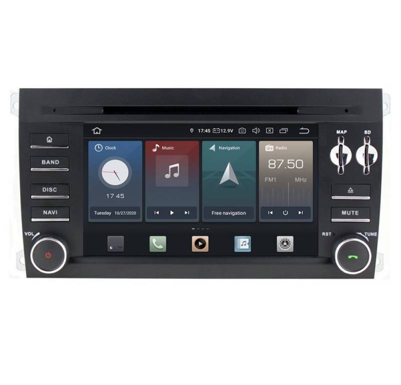 TAFFIO Für Porsche Cayenne 9PA 7 Touchscreen Android Autoradio GPS CarPlay Einbau-Navigationsgerät" von TAFFIO