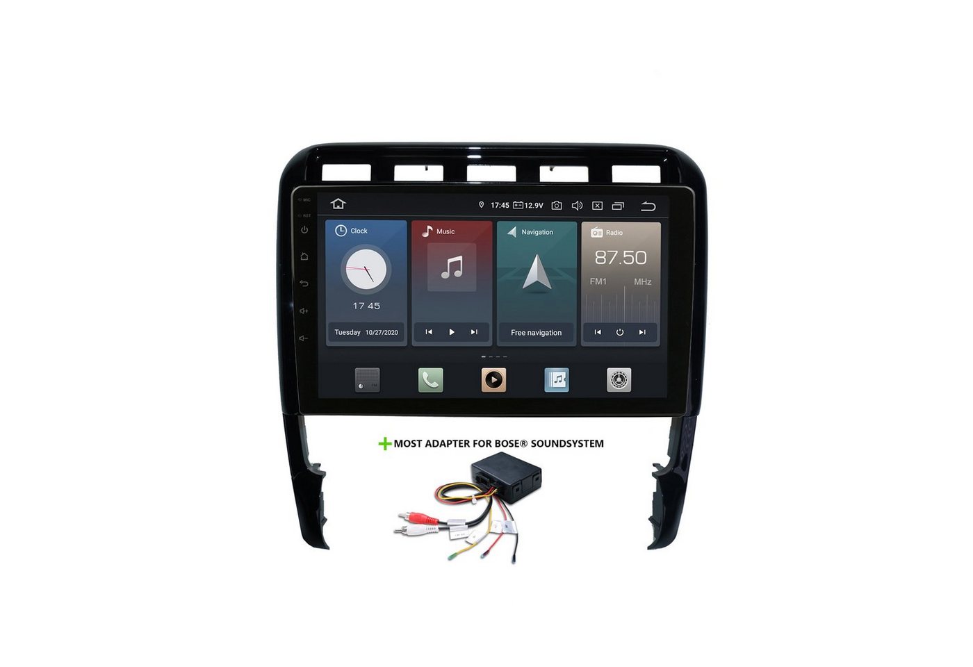 TAFFIO Für Porsche Cayenne 9PA 9 Android Autoradio GPS CarPlay AndroidAuto Einbau-Navigationsgerät" von TAFFIO
