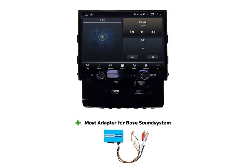 TAFFIO Für Porsche Macan 95B BOSE PCM3.1 8.4" Android GPS Navi CarPlay Einbau-Navigationsgerät von TAFFIO