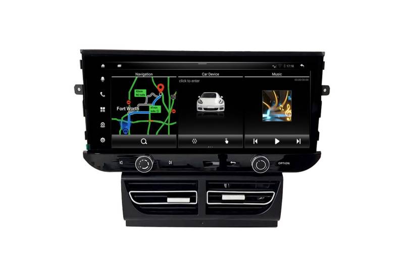 TAFFIO Für Porsche Macan PCM 4.0 12.3" Touchscreen Android Autoradio CarPlay Einbau-Navigationsgerät von TAFFIO