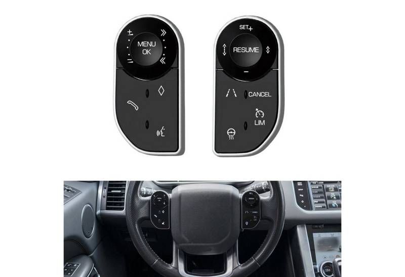 TAFFIO Für Range Rover Vogue Sport L405 L494 Lenkradtasten Lenkradsteuerung KFZ Adapter von TAFFIO