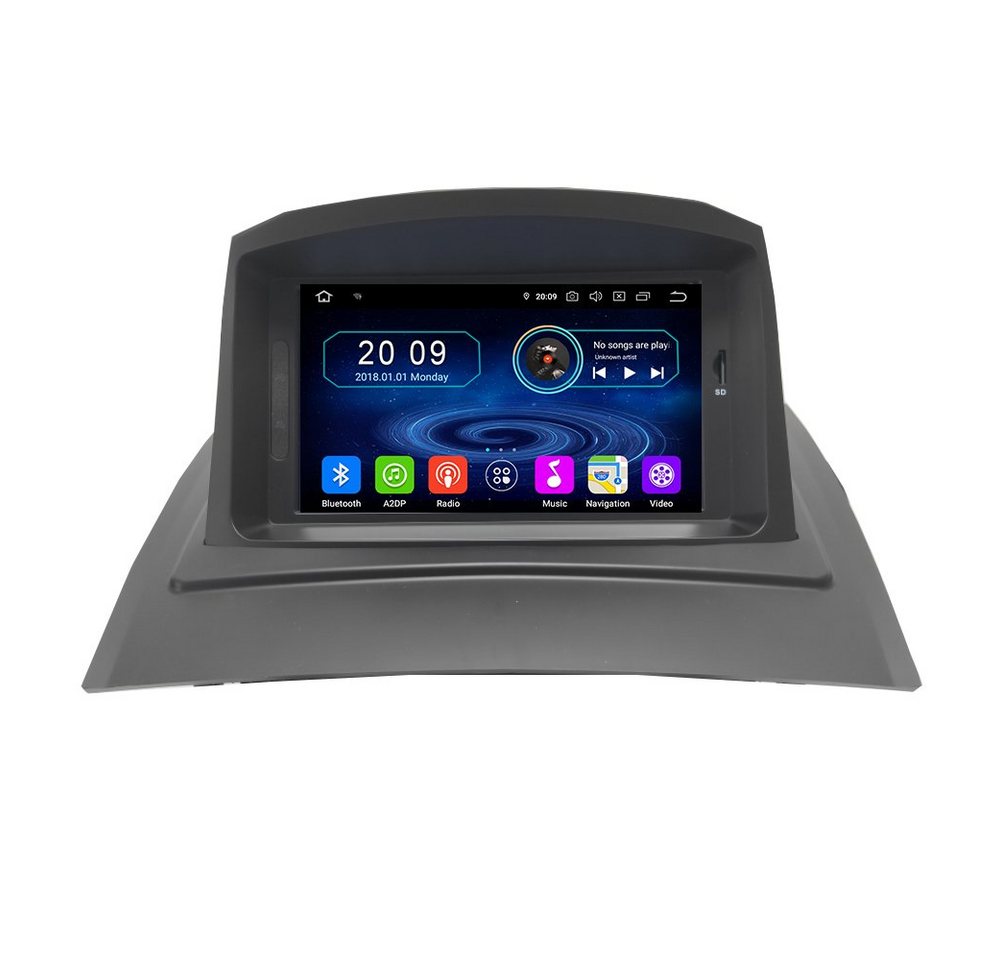 TAFFIO Für Renault Megane 2 7 Touchscreen Android Autoradio GPS Bluetooth Einbau-Navigationsgerät" von TAFFIO