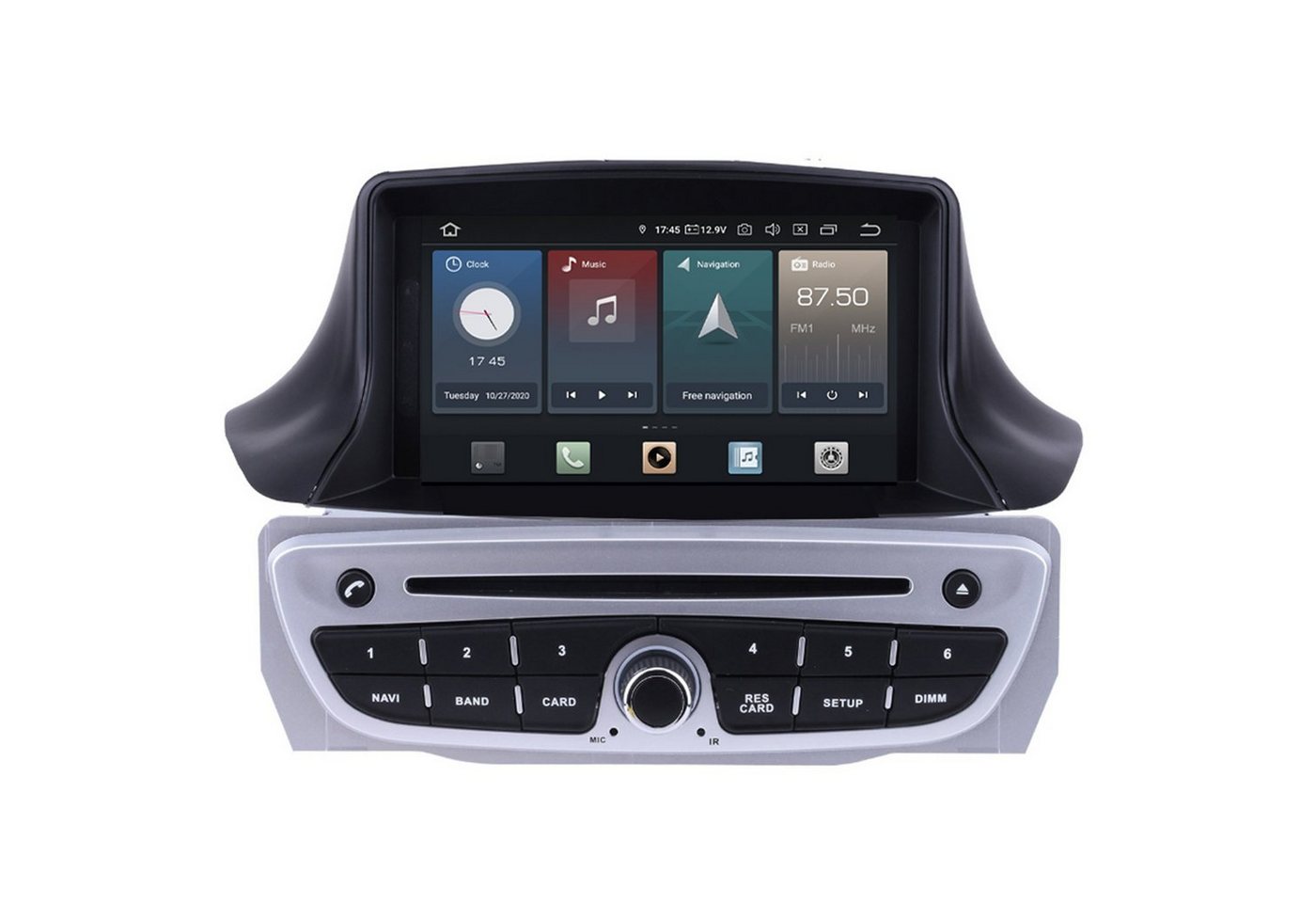 TAFFIO Für Renault Megane III 3 9 Touchscreen Android Autoradio DVD CarPlay Einbau-Navigationsgerät" von TAFFIO