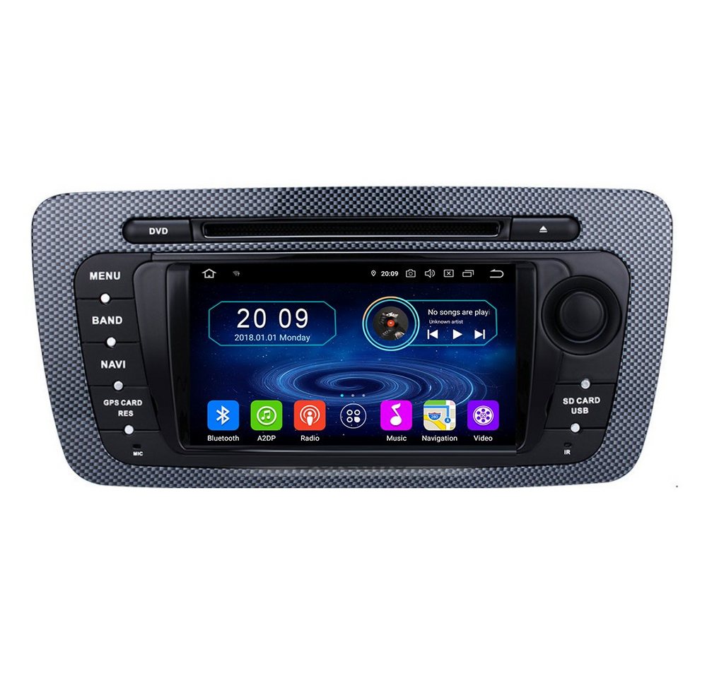 TAFFIO Für Seat Ibiza 7 Touchscreen Android Autoradio DVD GPS USB Navgation Einbau-Navigationsgerät" von TAFFIO