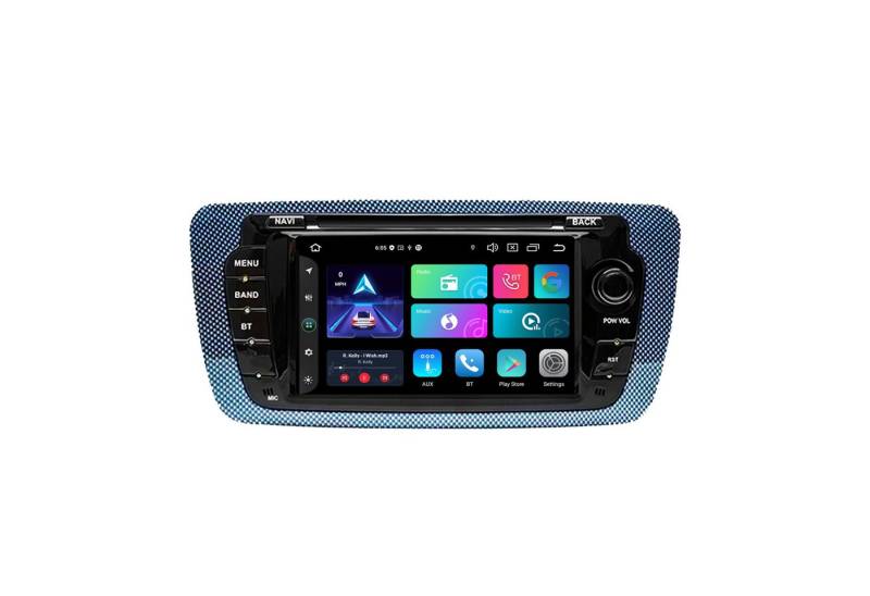 TAFFIO Für Seat Ibiza IV 6J 6P 7" Touchscreen Android Autoradio GPS CarPlay Einbau-Navigationsgerät von TAFFIO